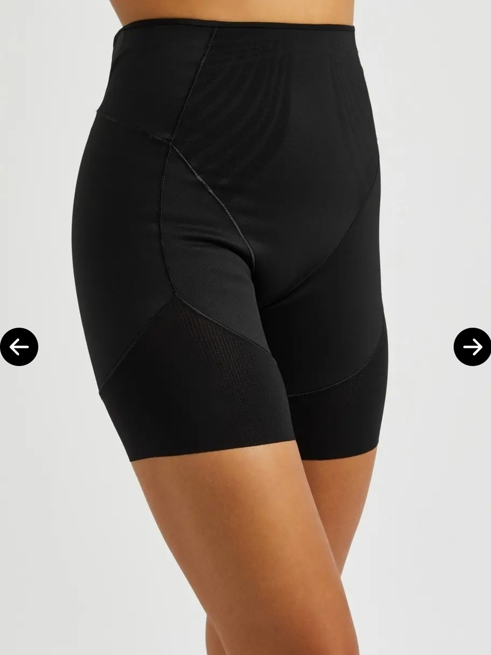 NWT | SPANX Haut Contour Shapewear Mid-thigh In Black | Size Medium
